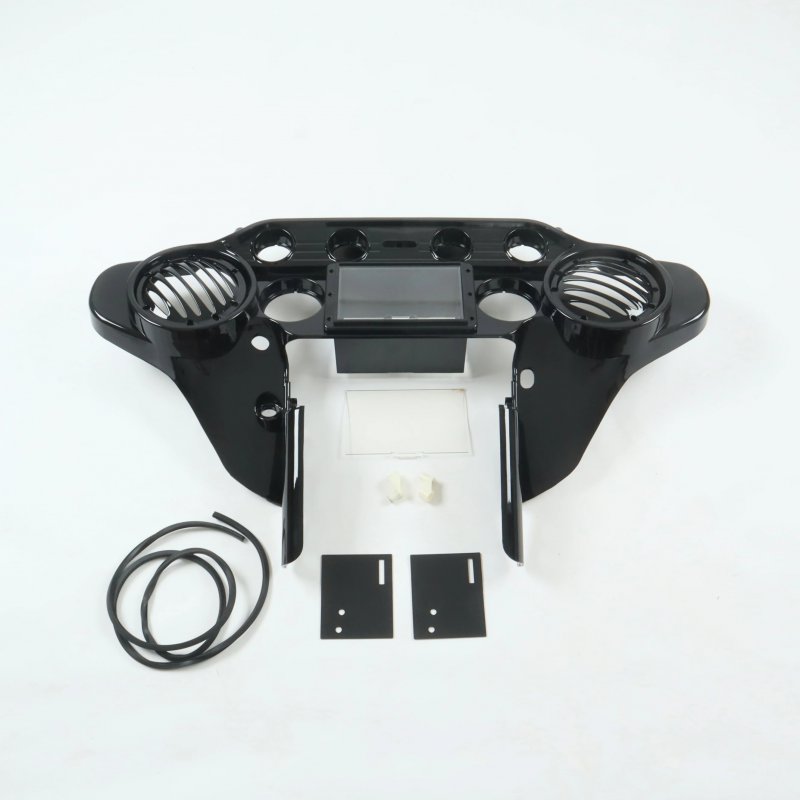 6.5 Inch Unpainted With Double Din GPS Stereo Tray for  1996-2013 Speaker Inner Fairing
